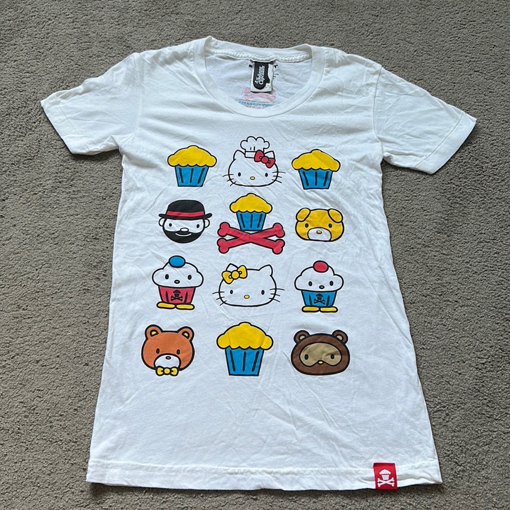 Johnny Cupcakes X Hello Kitty Collab Women’s TShirt … Gem
